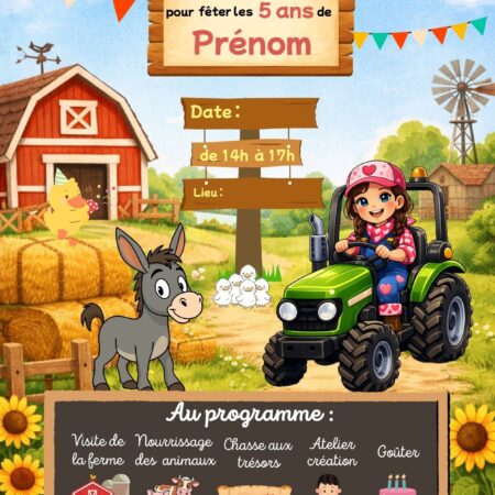 Création d'invitations