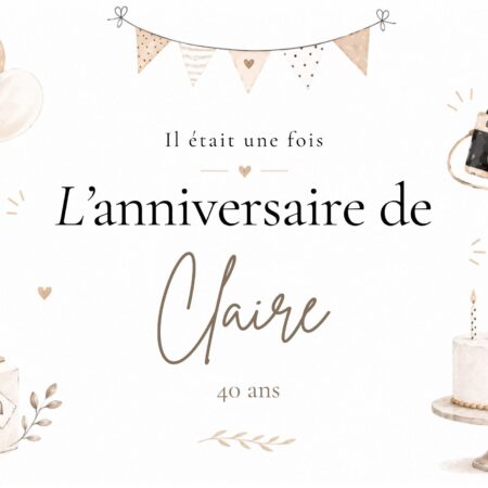 Il était une fois mon anniversaire