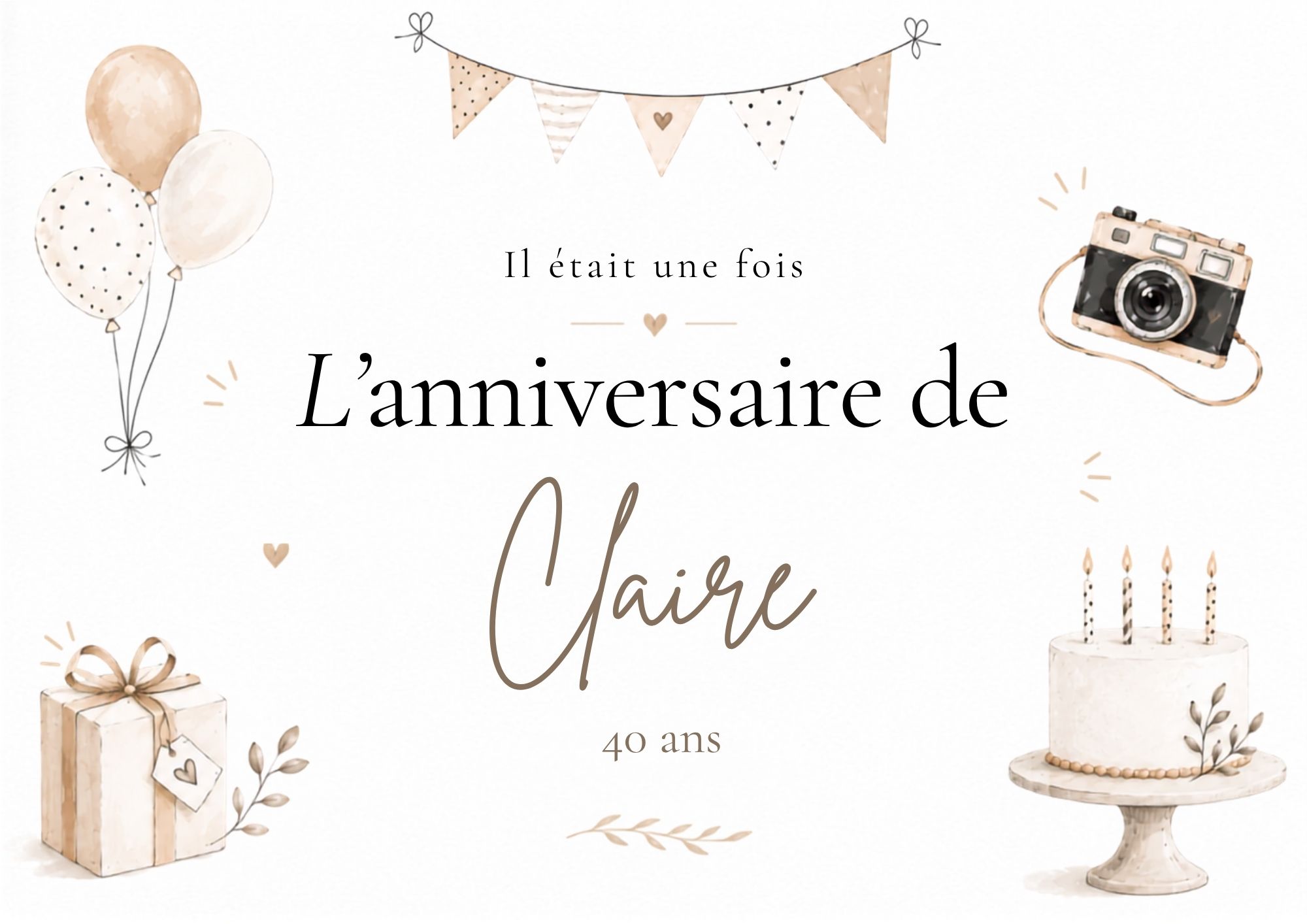 Il était une fois mon anniversaire